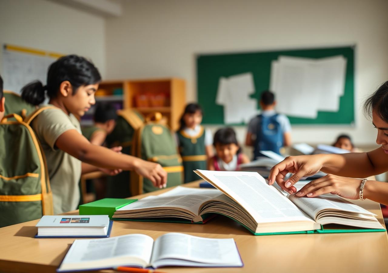 Classroom learning materials supported by Beacon education campaigns