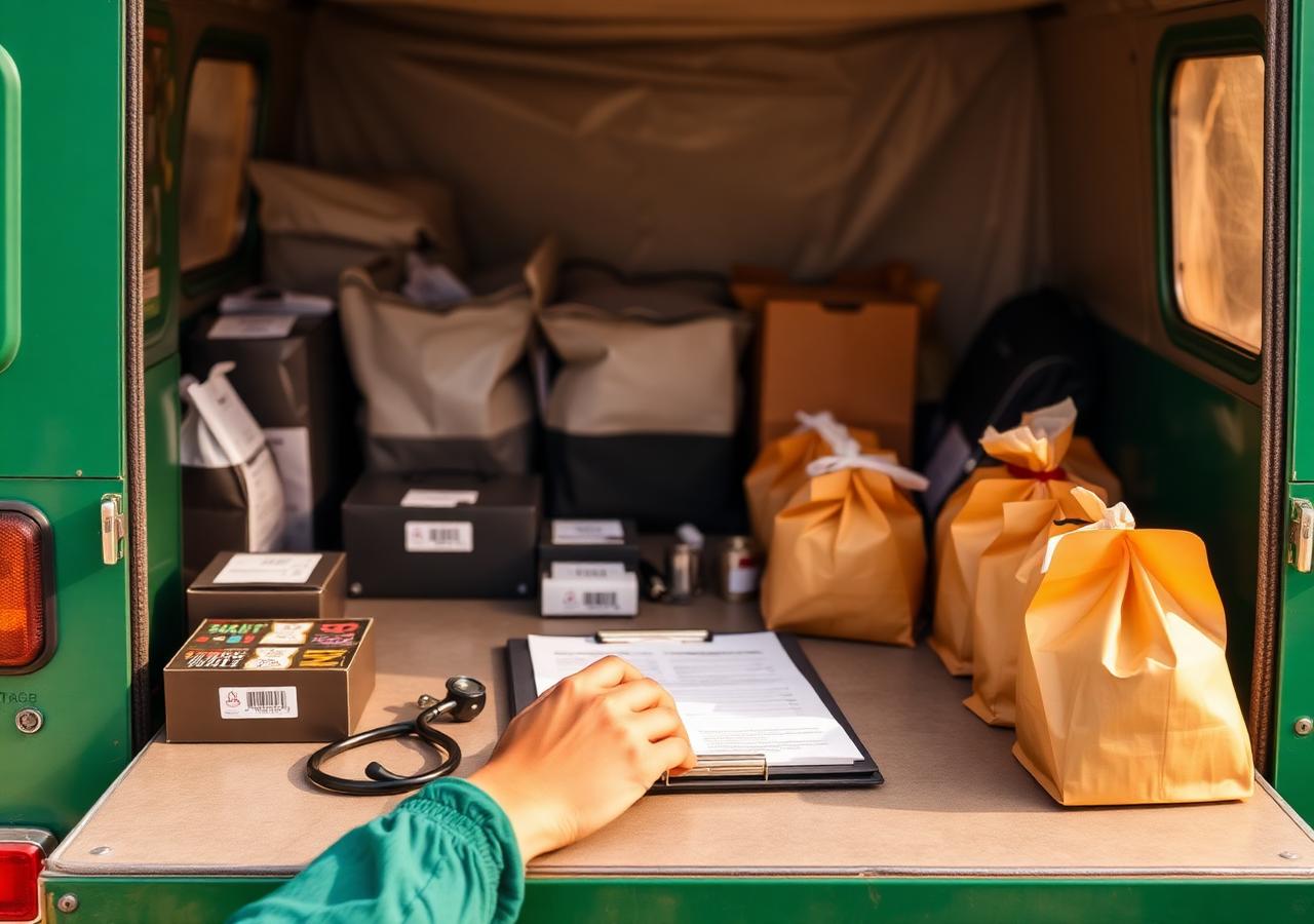 Mobile healthcare outreach supplies supported by Beacon donors